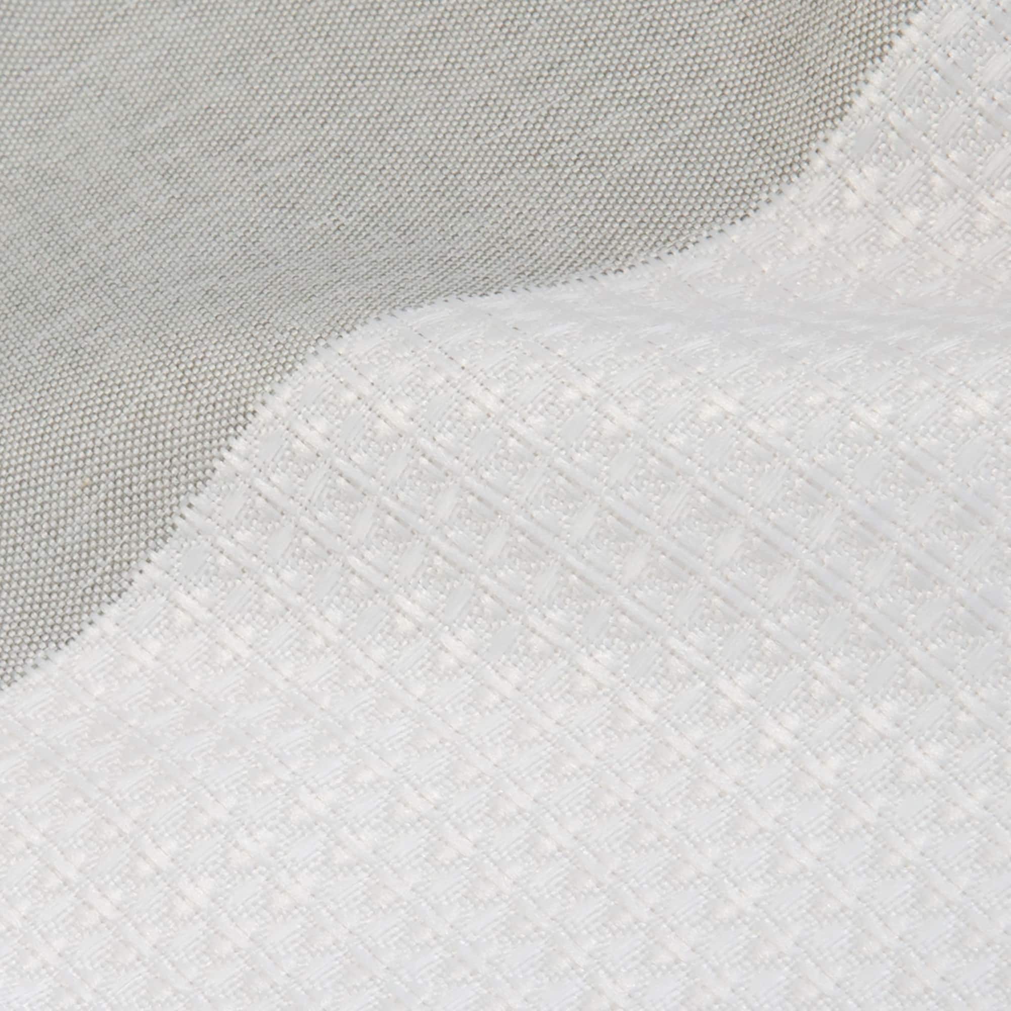 Elle Décor Gray Jacquard Weave Shower Curtain